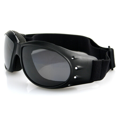 BOBSTER CRUISER EYEWEAR BLACK FRAME W/ MIRROR LENS