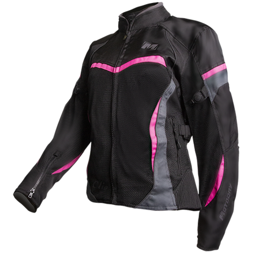 MOTODRY CLIO LADIES JACKET BLACK MAGENTA 8