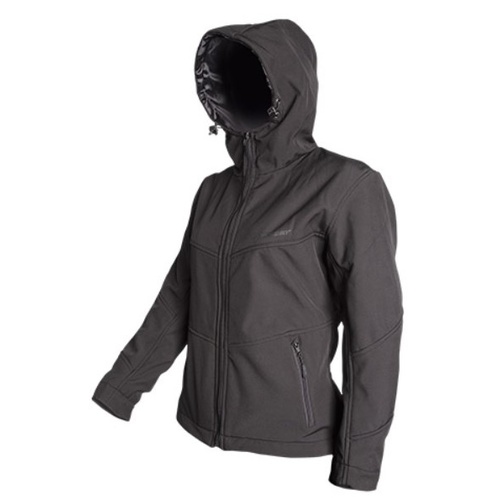 MOTODRY LADIES ARAMID FIBRE HOODY BLACK 14