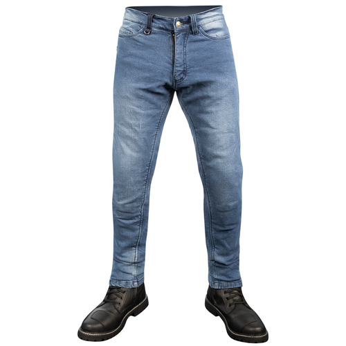 MOTODRY ORIGINALS PLUS MENS STRETCH DENIM JEANS NAVY REGULAR 34
