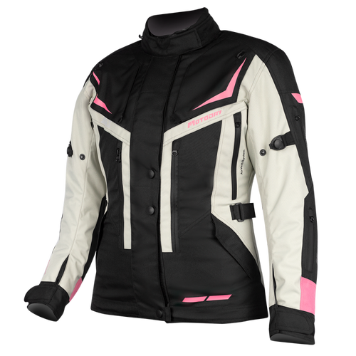 MOTODRY RALLYE 2 LADIES JACKET BLACK GREY MAGENTA 10