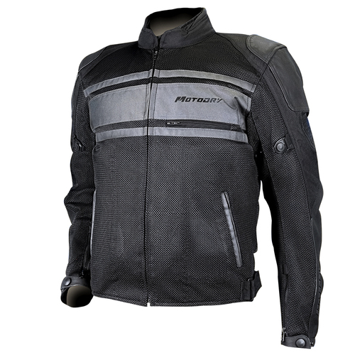 MOTODRY REVOLT JACKET BLACK DARK GREY   S