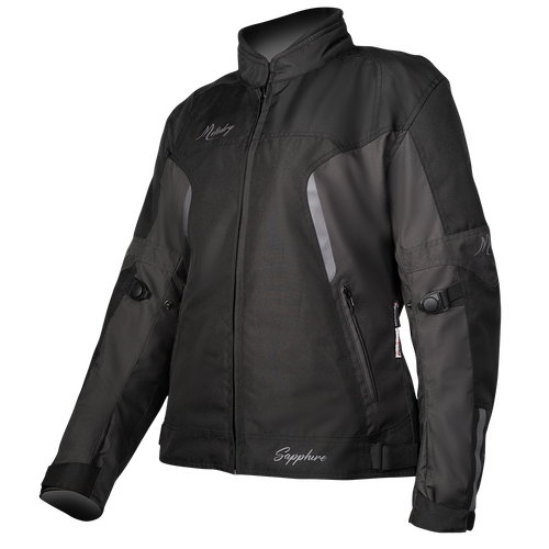 MOTODRY LADIES SAPPHIRE JACKET BLACK ANTHRACITE 8