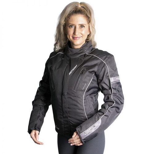 MOTODRY SIENA LADIES JACKET BLACK WHITE 10