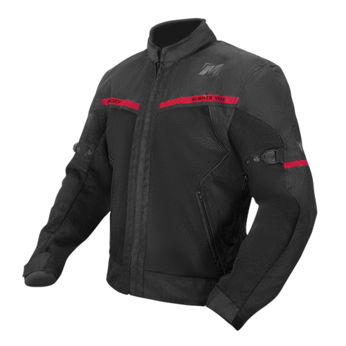 MOTODRY SUMMER VENT JACKET BLACK RED S