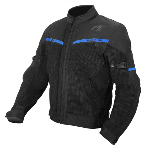 MOTODRY SUMMER VENT JACKET BLACK BLUE S