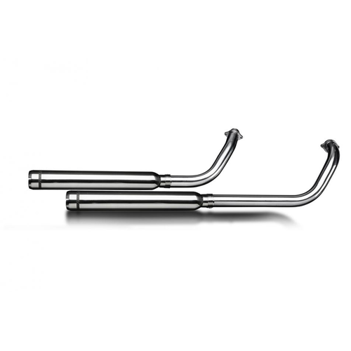 DELKEVIC BULL NOSE FULL EXHAUST SYSTEM 550MM - HONDA VT750 '08-18