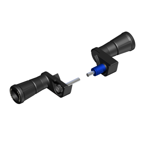 GBRACING FRAME SLIDERS / CRASH PROTECTORS - YAMAHA YZF-R1 2007 - 2008