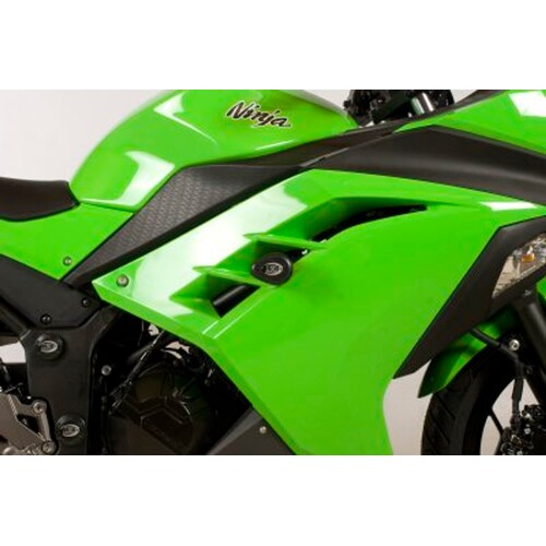 R&G CRASH PROTECTION AERO STYLE BLACK - KAWASAKI NINJA 250 / 300