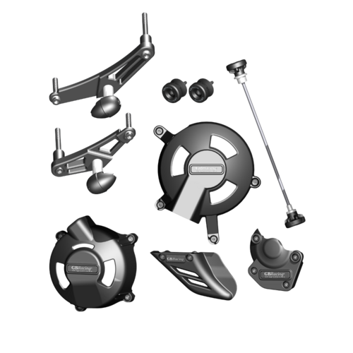 GBRACING CRASH PROTECTION SET (STREET/8MM) - TRIUMPH DAYTONA 675 STREET TRIPLE R