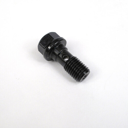 WHITES BRAKE FITTING 10mm BANJO BOLT 10 x 1.25 - BLACK