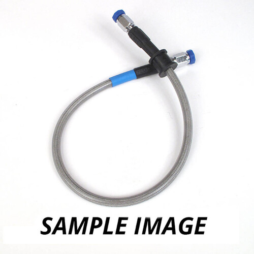 WHITES PREMADE BRAKE LINE 1250MM - CHROME