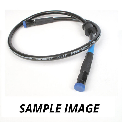 WHITES PREMADE BRAKE LINE 800MM - DARK SMOKE