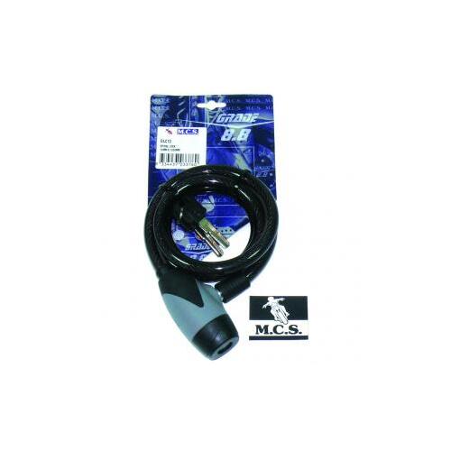 MOTORCYCLE SPECIALTIES - CABLE LOCK SPIRAL 12MM X 1200MM
