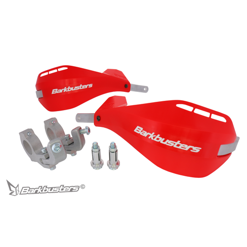 BARKBUSTERS EGO HANDGUARD MULTI FIT TAPERED CLAMPS - RED