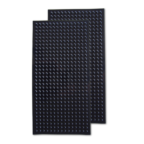 EAZI-GRIP EVO TANK GRIPS (DIY CUT TO SHAPE) 2 X UNIVERSAL SHEETS  BLACK