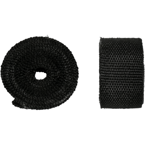 MOTORCYCLE SPECIALTIES EXHAUST PIPE WRAP (BLACK) 3m x 50mm x 3mm