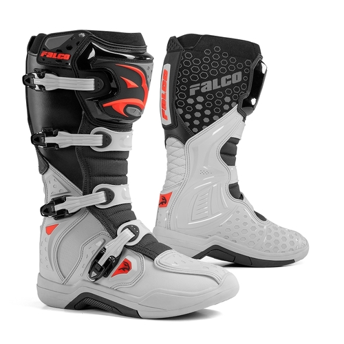 FALCO LEVEL BOOT GREY RED 39
