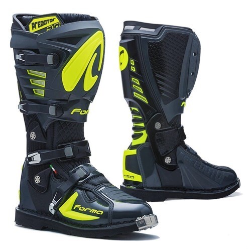 FORMA PREDATOR 2.0 BOOT ANTHRACITE NEON FLURO YELLOW 41