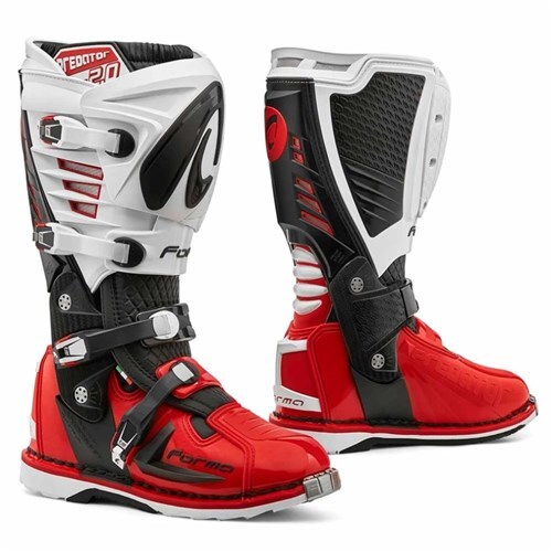FORMA PREDATOR 2.0 BOOT BLACK WHITE RED 46