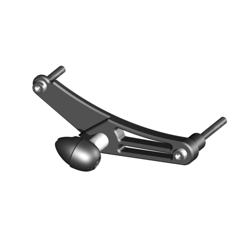 GBRACING FRAME SLIDERS (STREET) RHS - TRIUMPH DAYTONA 675 STREET TRIPLE