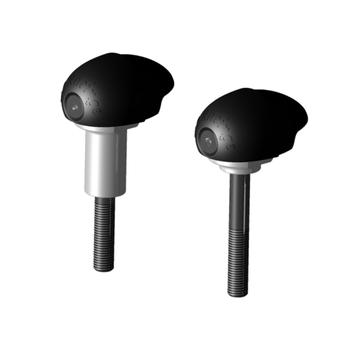 GBRACING BULLET FRAME SLIDERS / CRASH KNOBS (RACE) - KAWASAKI NINJA ZX-10R