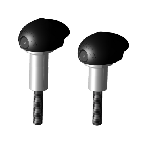 GBRACING BULLET FRAME SLIDERS / CRASH KNOBS (STREET) - KAWASAKI NINJA ZX-10R