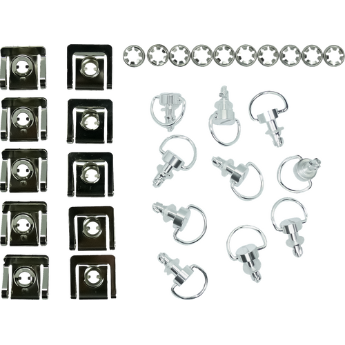 MOTORCYCLE SPECIALTIES QUICK RELEASE D FASTENERS 6x16mm KIT