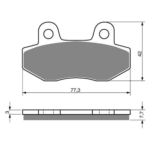 GOLDfren S3 Sintered Sports  Brake Pads - GF011S3