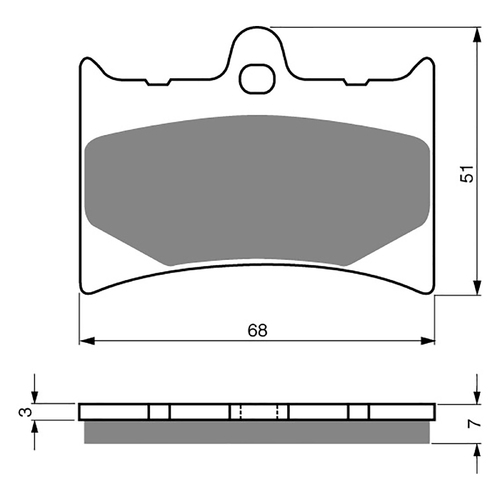 GOLDfren K5 Off-Road Racing  Brake Pads - GF019K5