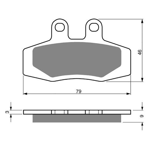 GOLDfren K5 Off-Road Racing  Brake Pads - GF026K5