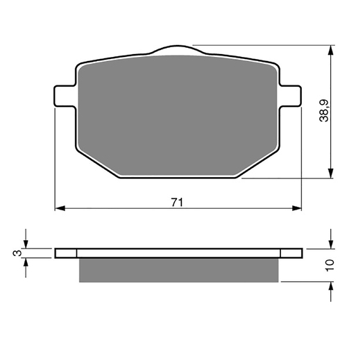 GOLDfren S3 Sintered Sports Brake Pads - GF029S3