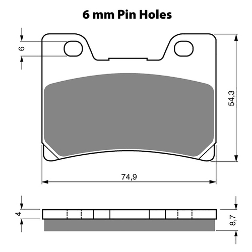 GOLDfren S3 Sintered Sports  Brake Pads - GF045S3
