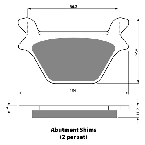 GOLDfren S3 Sintered Sports  Brake Pads - GF056S3