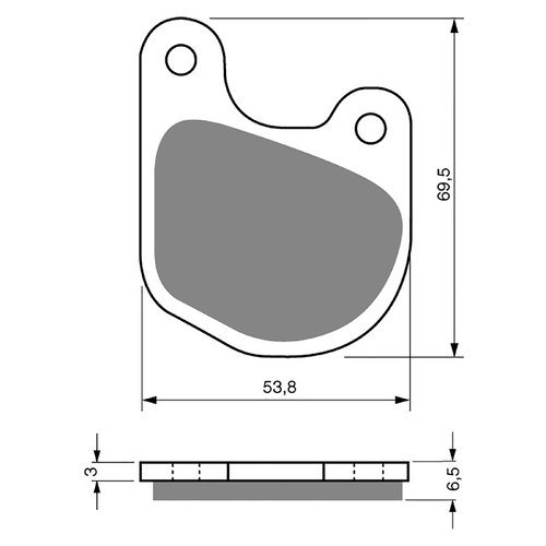 GOLDfren S3 Sintered Sports  Brake Pads - GF059S3