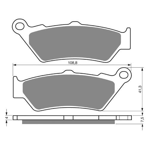 GOLDfren S3 Sintered Sports  Brake Pads - GF106S3