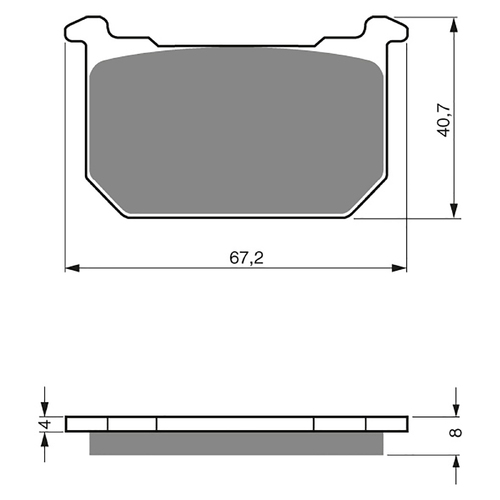 GOLDfren S3 Sintered Sports  Brake Pads - GF127S3
