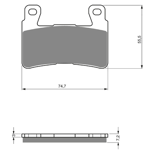 GOLDfren S3 Sintered Sports  Brake Pads - GF134S3