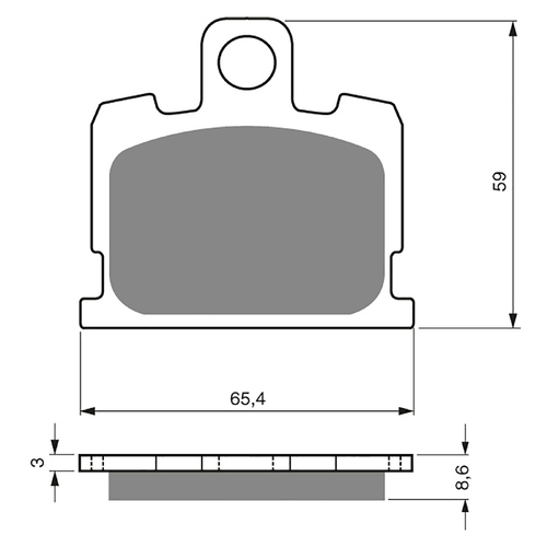 GOLDfren S3 Sintered Sports  Brake Pads - GF151S3