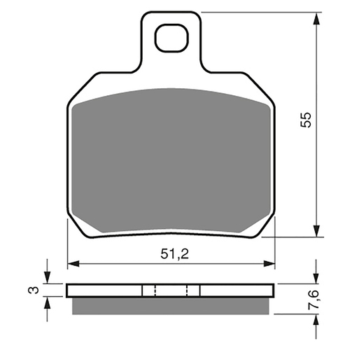 GOLDfren S3 Sintered Sports  Brake Pads - GF152S3