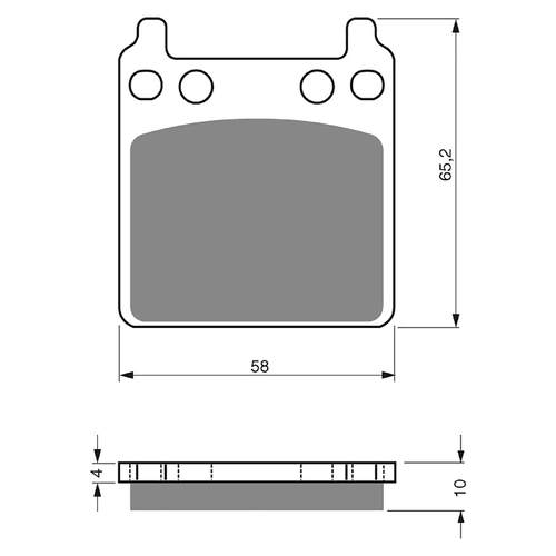 GOLDfren S3 Sintered Sports Brake Pads - GF171S3