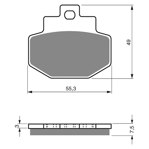 GOLDfren S3 Sintered Sports Brake Pads - GF186S3
