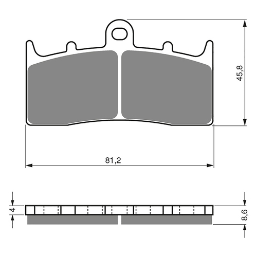GOLDfren S3 Sintered Sports  Brake Pads - GF194S3