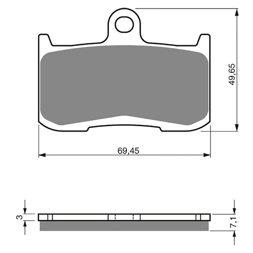 GOLDfren S3 Sintered Sports  Brake Pads - GF207S3