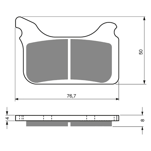 GOLDfren S3 Sintered Sports  Brake Pads - GF231S3