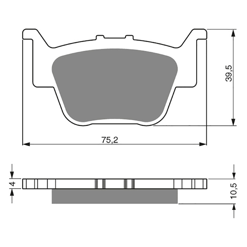GOLDfren K5 Off-Road Racing  Brake Pads - GF243K5