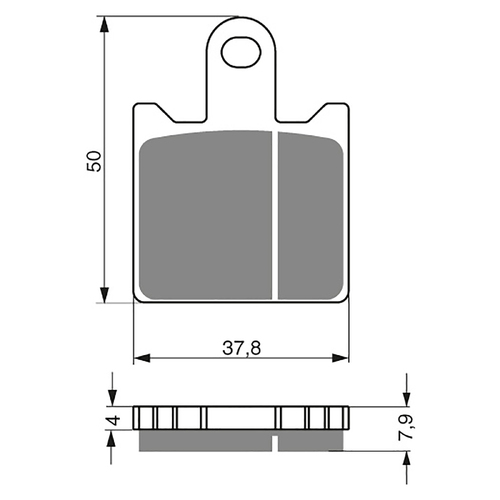 GOLDfren S3 Sintered Sports  Brake Pads - GF249S3