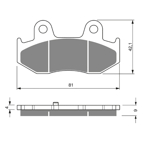 GOLDfren S3 Sintered Sports  Brake Pads - GF267S3