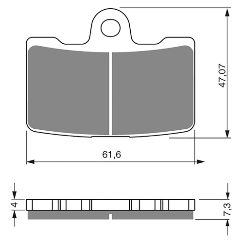 GOLDfren S3 Sintered Sports  Brake Pads - GF269S3
