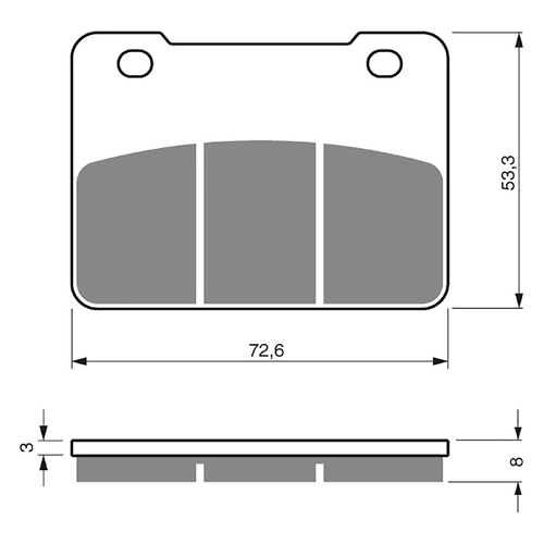 GOLDfren S3 Sintered Sports Brake Pads - GF331S3